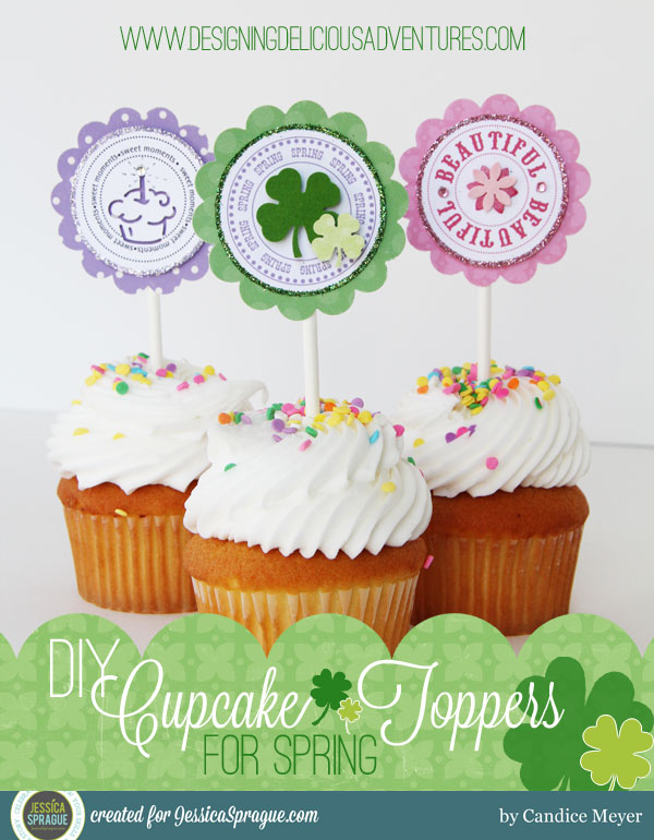 Create Inspiration Party- DIY Spring Cupcake Toppers