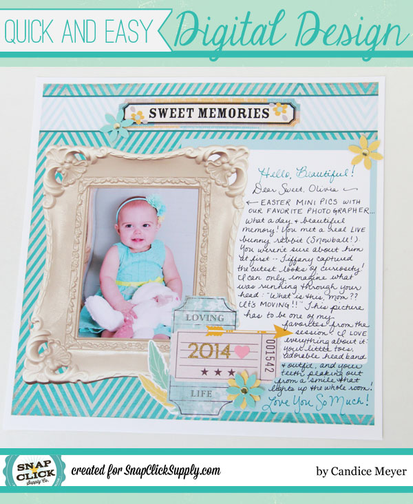 In the Workshop: Quick and Easy Scrapbook Page