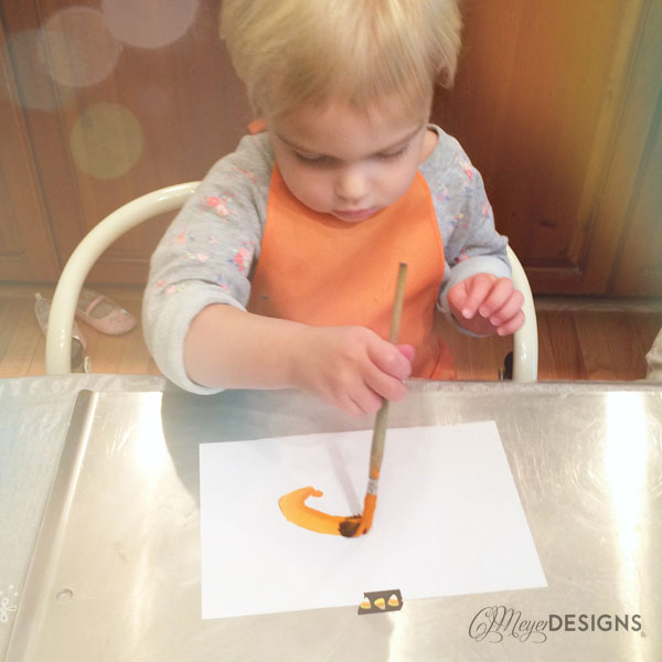 Toddler-Pumpkin-Painting
